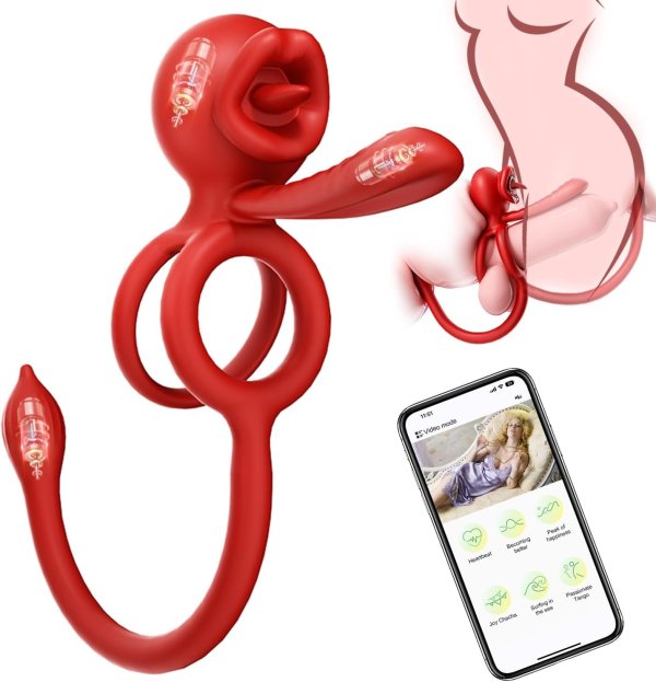 【B2】3 in 1 Vibrating Cock Ring
