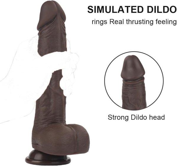 【A28】Vibrating dildo 8.66inch