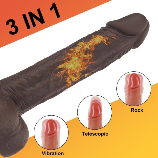 【A28】Vibrating dildo 8.66inch