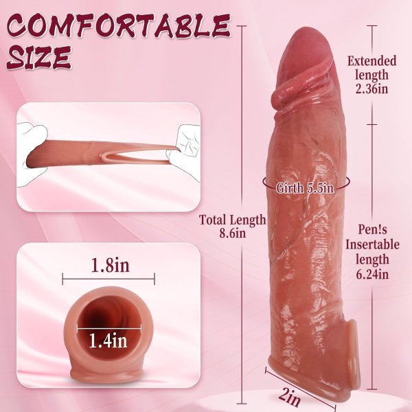 【A20】Penis Sleeve 8.6 Inch