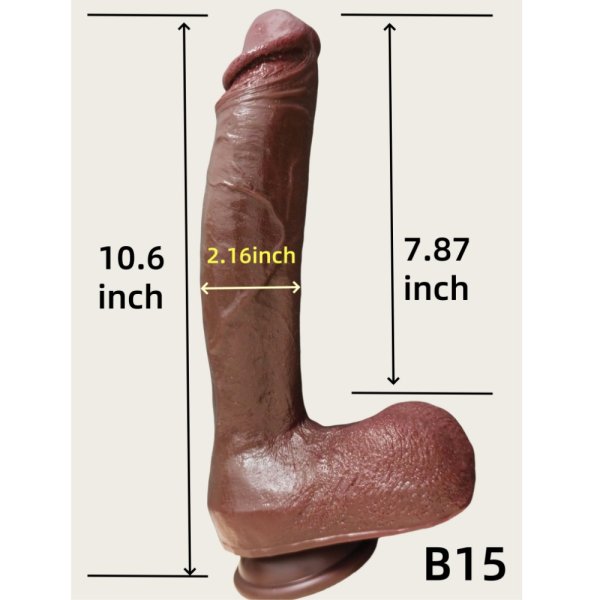 【A02】Black Manual Dildo 10.6