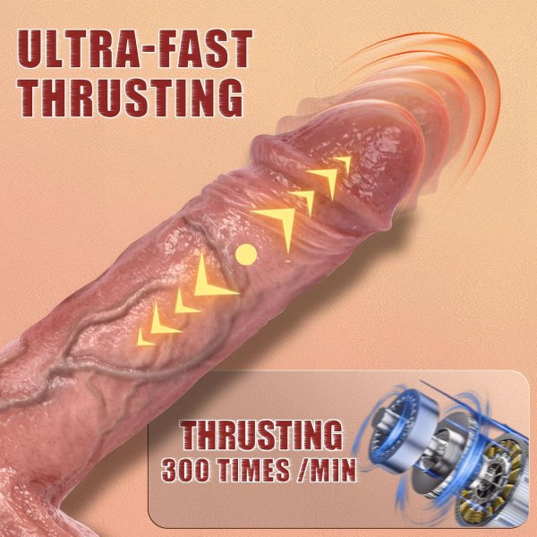 【A29】Vibrating dildo 8.66inch