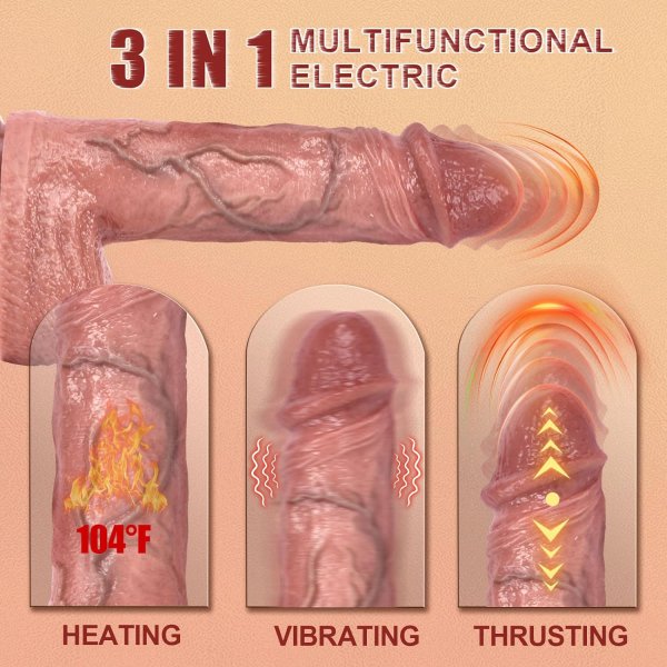 【A29】Vibrating dildo 8.66inch