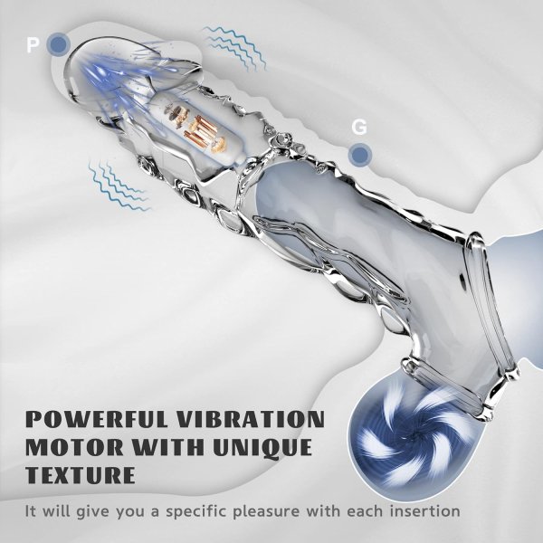 【A19】Vibrating Penis Sleeve 8.6