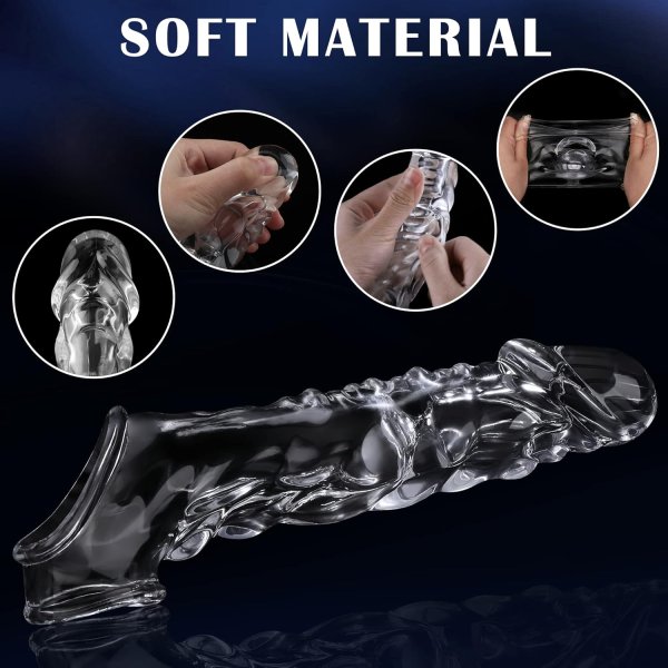【A19】Vibrating Penis Sleeve 8.6