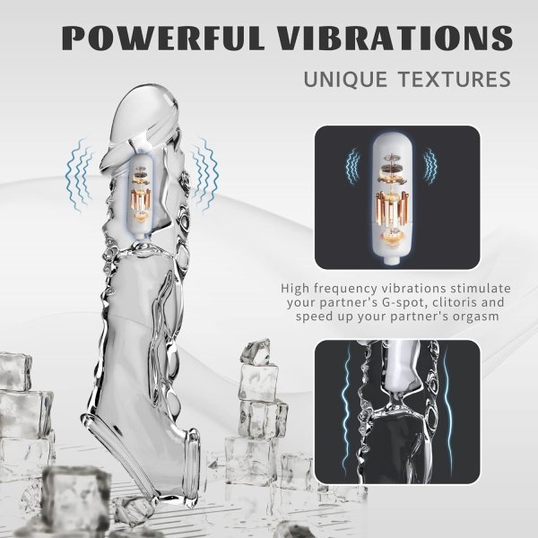 【A19】Vibrating Penis Sleeve 8.6