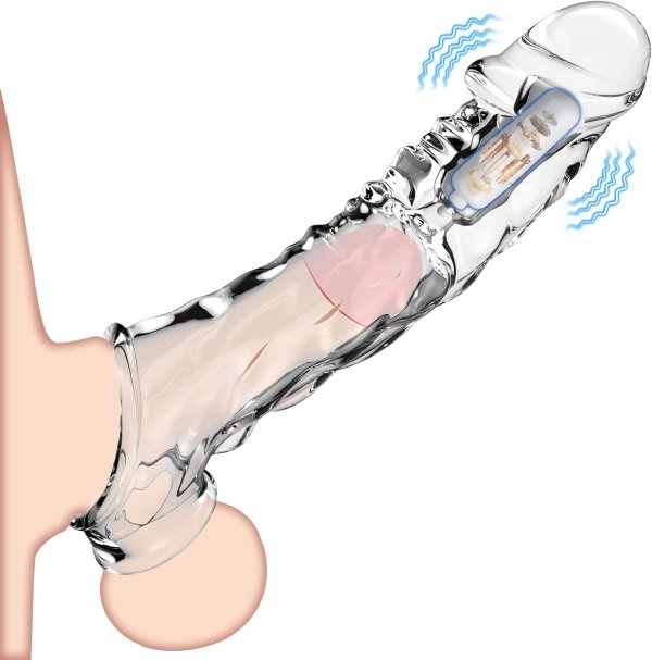 【A19】Vibrating Penis Sleeve 8.6