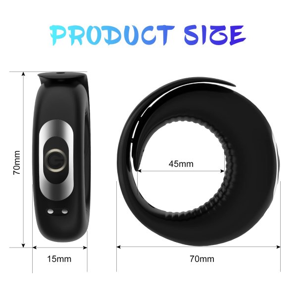 【M19】vibrating cock ring